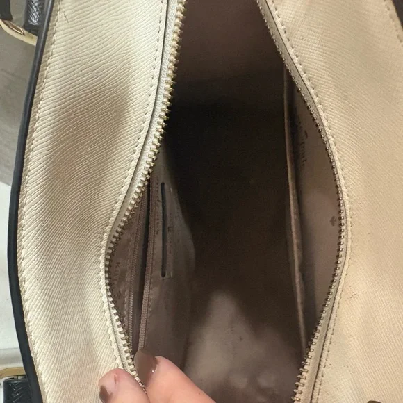 Kate Spade Black and Cream Satchel - Picture 7 of 8